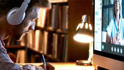 Photo representing the Design for Online Learning concentration (MA OILS) program